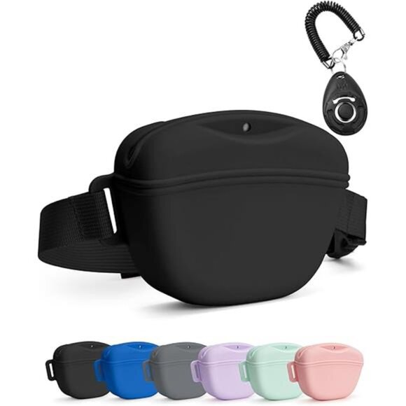 Dog Treat Pouch with Training Clicker, Upgrade Stronger Magnetic Closure - Picture 7 of 7